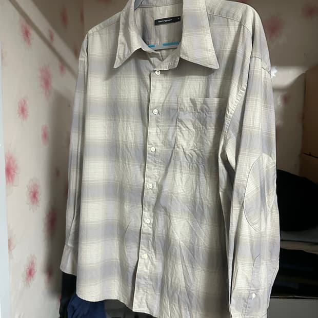 해칭룸 Archive Shirt V2 Warm Grey Check 3