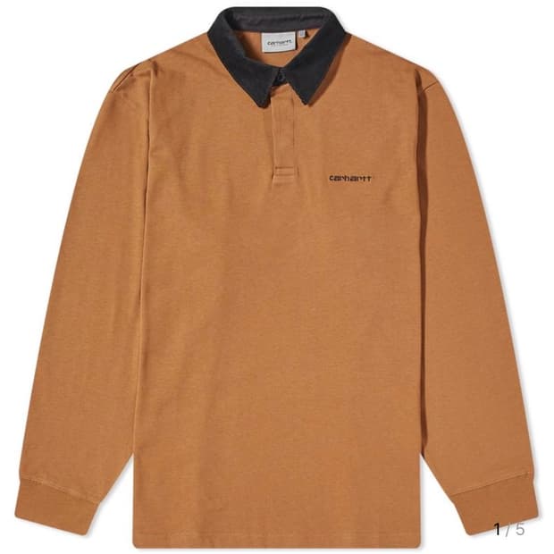 칼하트 WIP 배색 긴팔 카라티 100~105