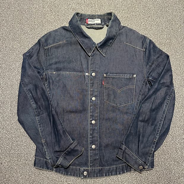 리바이스 엔지니어드 데님 청 자켓 m