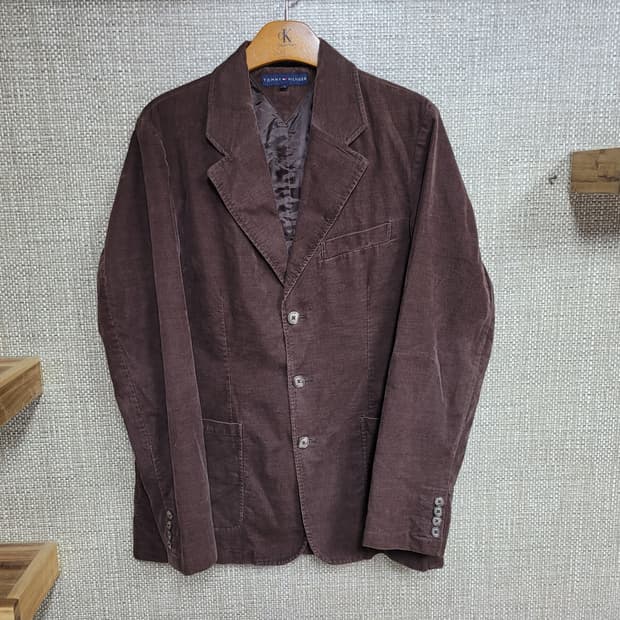 S 95사이즈 타미힐피거 3버튼 빈티지 자켓 블레이져 아메카지 