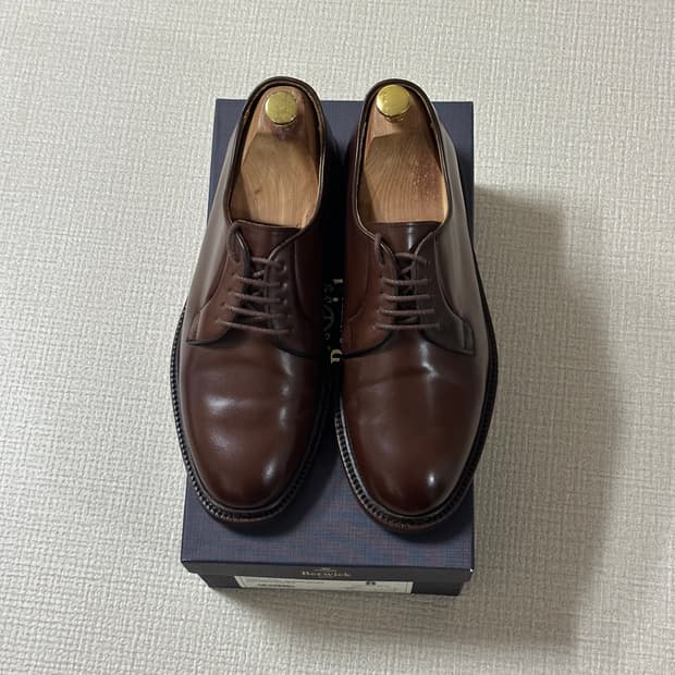 버윅 5341 코도반 더비슈즈 (미디엄 브라운) UK 8