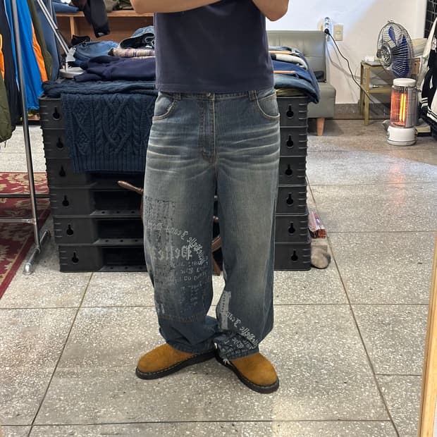 00s 펠레펠레 usa 레터링 배기진