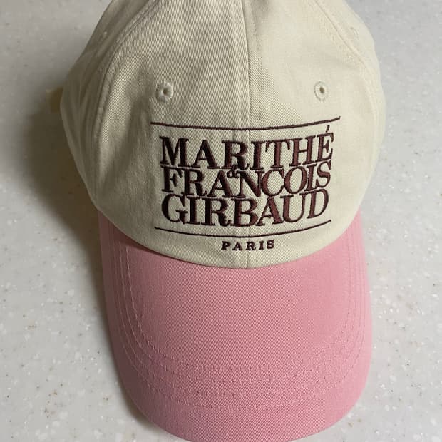 마리떼 프랑소와 저버 핑크 볼캡 새상품