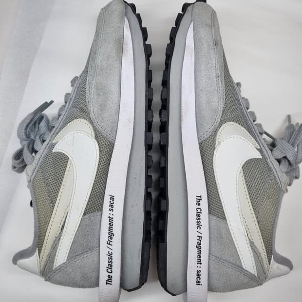 나이키 사카이 프라그먼트 LD와플 라이트 스모크 그레이 사이즈 2