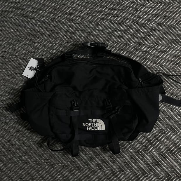 노스페이스 블랙 테크웨어 웨이스트 힙색o 3644