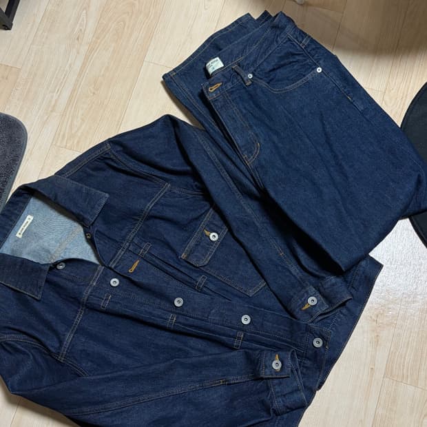 [3]블랭크룸 데님 자켓 셋업