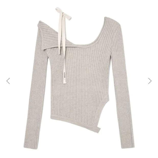 glowny isa knit top (oatmeal)