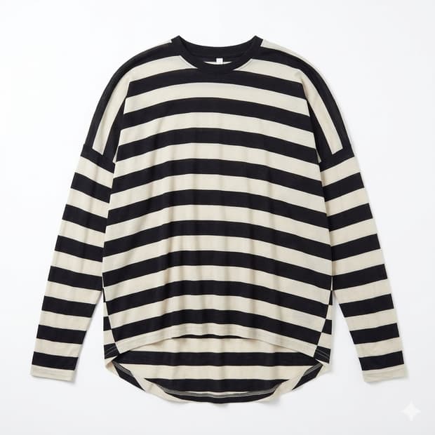 COS 스트라이프 티셔츠 S (100% 라이오셀)