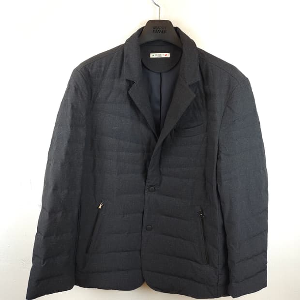 LANCETTI  HOMME 그레이덕다운 패딩 자켓 105 XL 새제품
