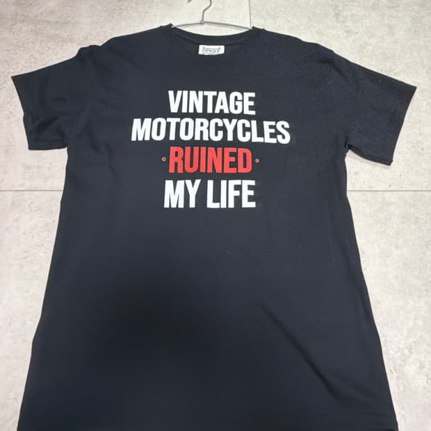 opaque seoul 빈티지모터사이클 반팔티 1사이즈