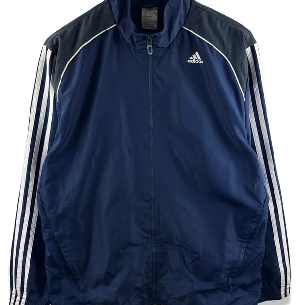 아디다스 네이비 블랙 바람막이3051