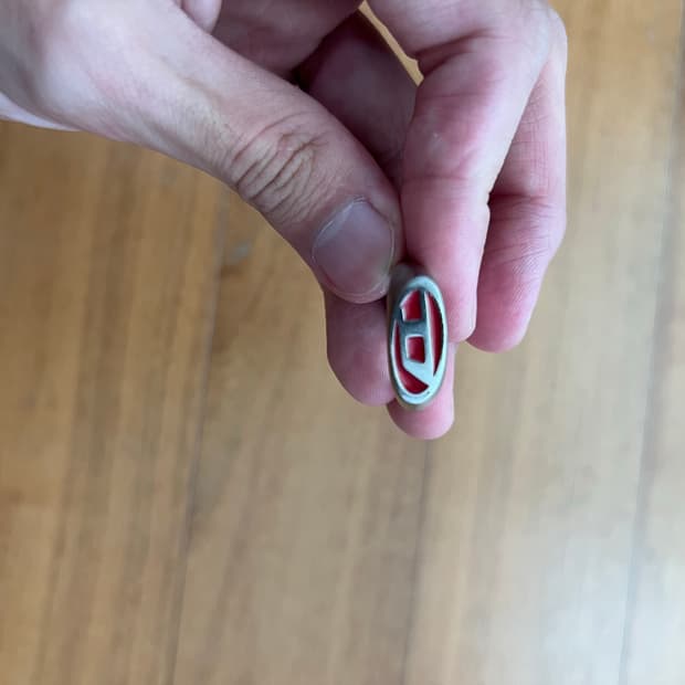 디젤 오발 로고 반지 9호