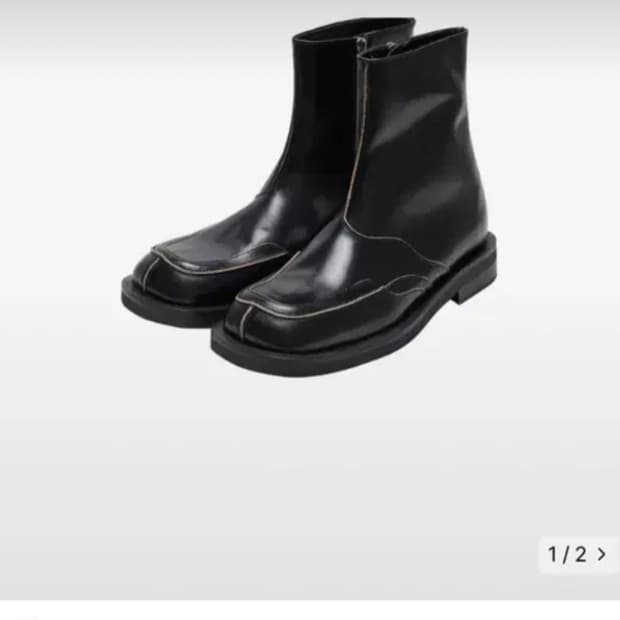 앤더슨벨  데인  스퀘어 토 첼시 부츠