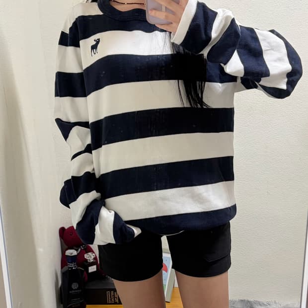 아베크롬비 스트라이프 슬리브리스(2xl)