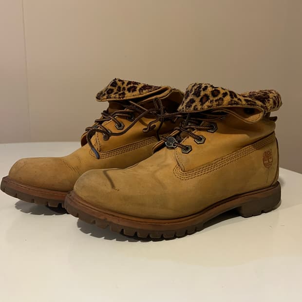 팀버랜드 롤탑 호피 부츠