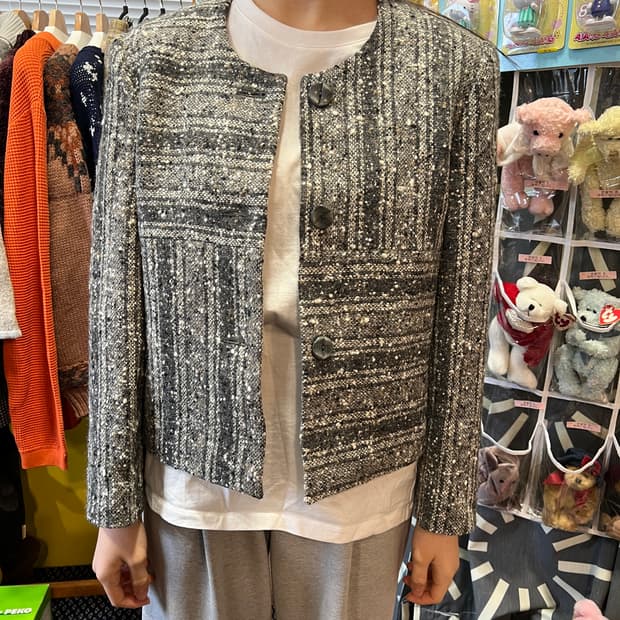 [Japanese Vintage] 패턴 노카라jk