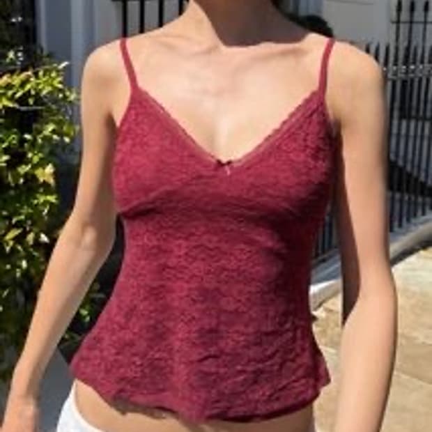 브랜디멜빌 archie tank burgundy