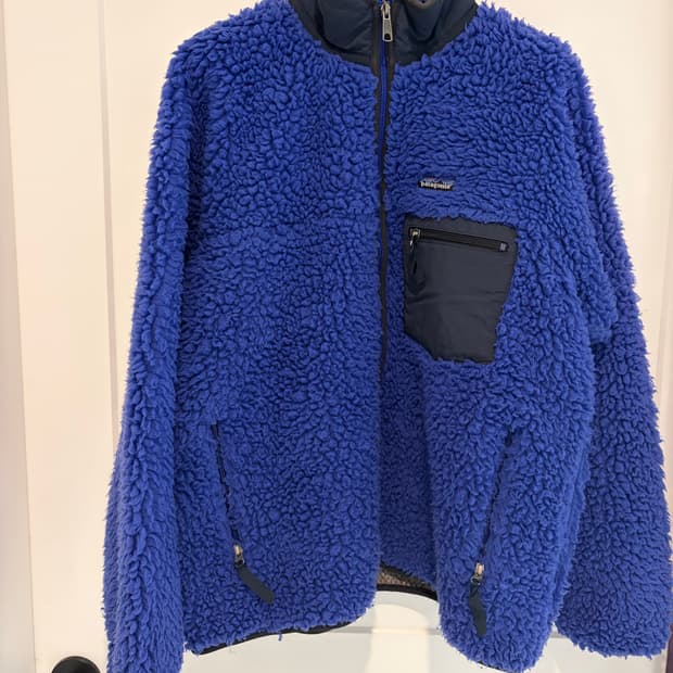 L] 파타고니아 빈티지 딥파일 잉크블루 후리스