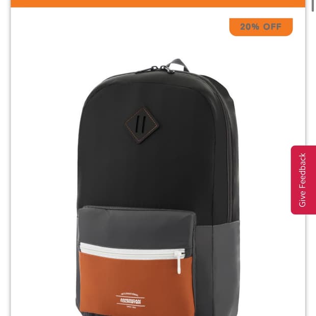 [새상품.정가22,000] 아메리칸투어리스터 폴더블 백팩 여행,등산 가방