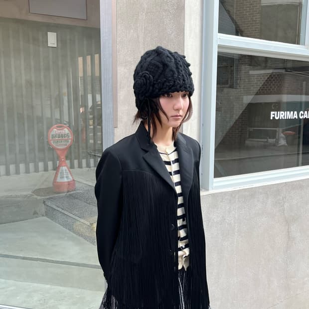 꼼데가르송 2021 프린지 자켓