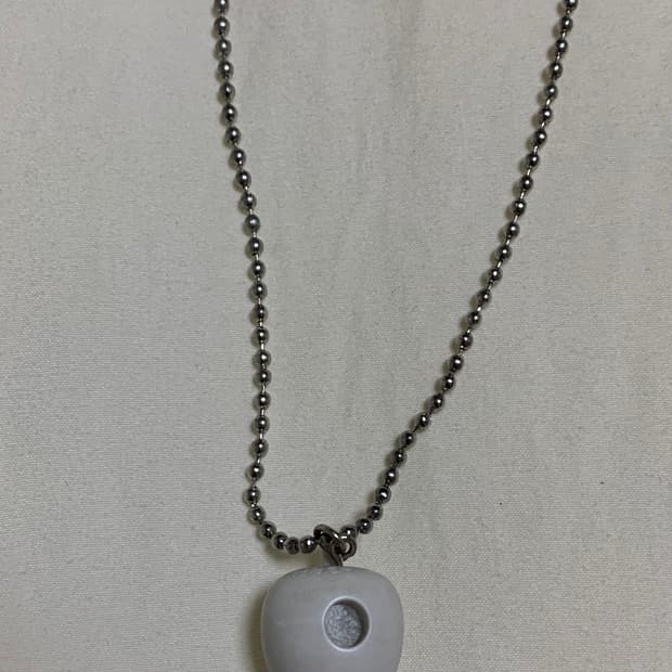 넘버나인 애플 렌즈 목걸이 I love gotham