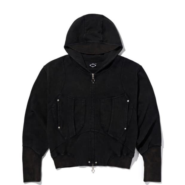 미스치프 빅 포켓 후디-블랙