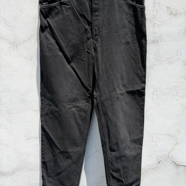 [38] 90s 리바이스 550 흑청 데님 팬츠 USA made 오렌지탭