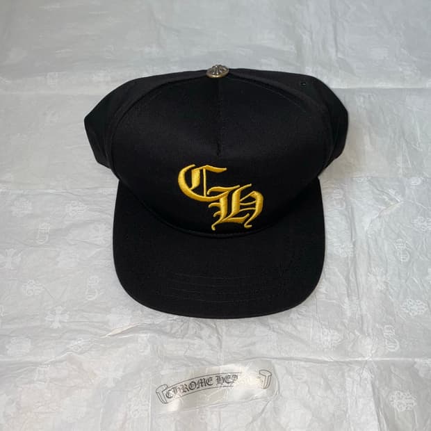 [Free] 크롬하츠 CH 베이스볼햇 블랙 옐로우