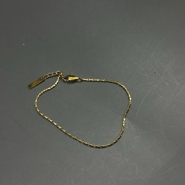 Sil 팔찌 gold 17cm