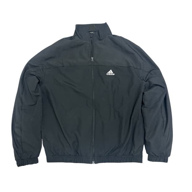 아디다스 블랙 풀집업 바람막이 자켓