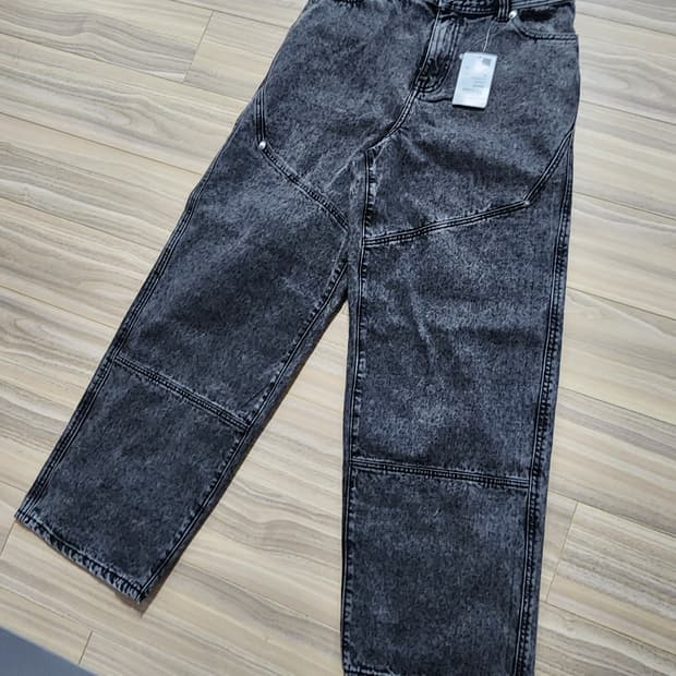 에잇세컨즈스톤워싱절개데님팬츠청바지