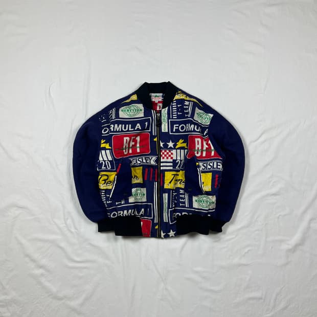 90‘s 베네통포뮬러1 bf1 울 봄버자켓