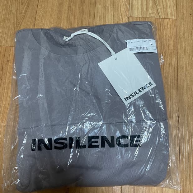 인사일런스 히든 포켓 스웨트셔츠 GREY L사이즈