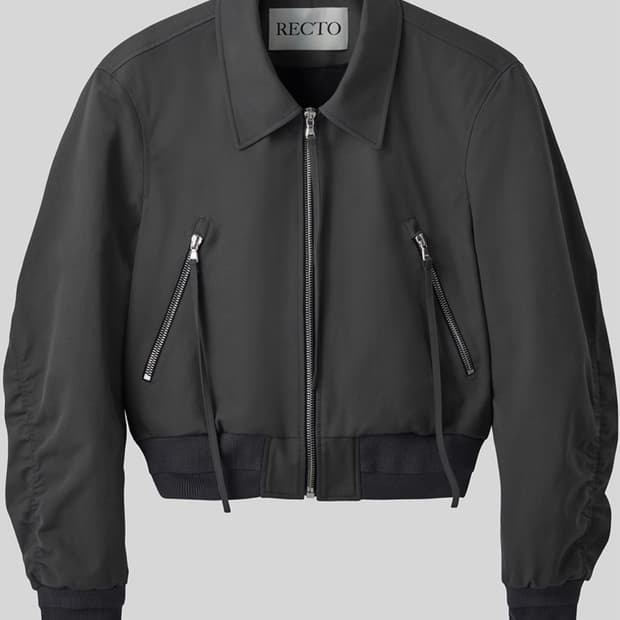 [새상품]렉토 지퍼디테일 팀 봄버 M