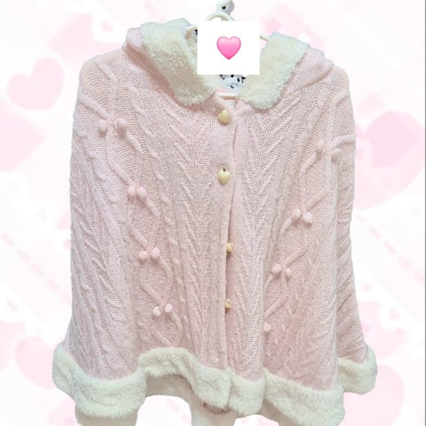 디어리 우사미미 핑크 케이프