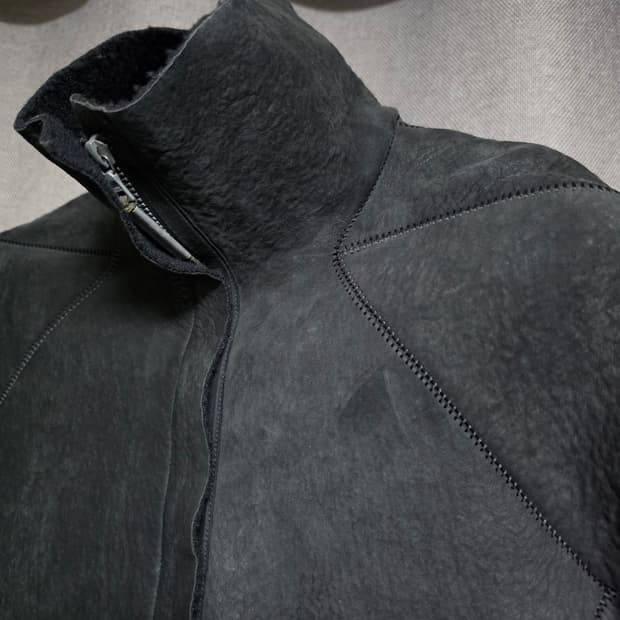 Isaac Sellam High Calfskin Leather Coat