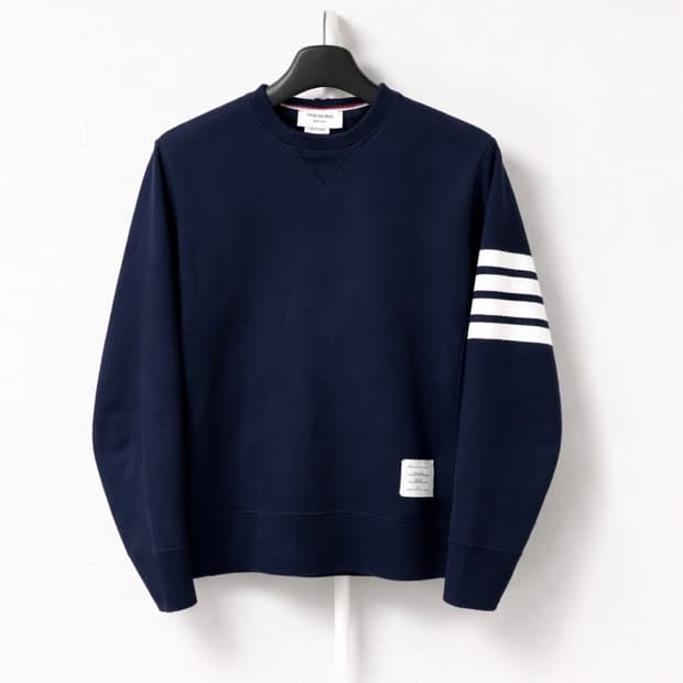 [4] 톰브라운 맨투맨 네이비