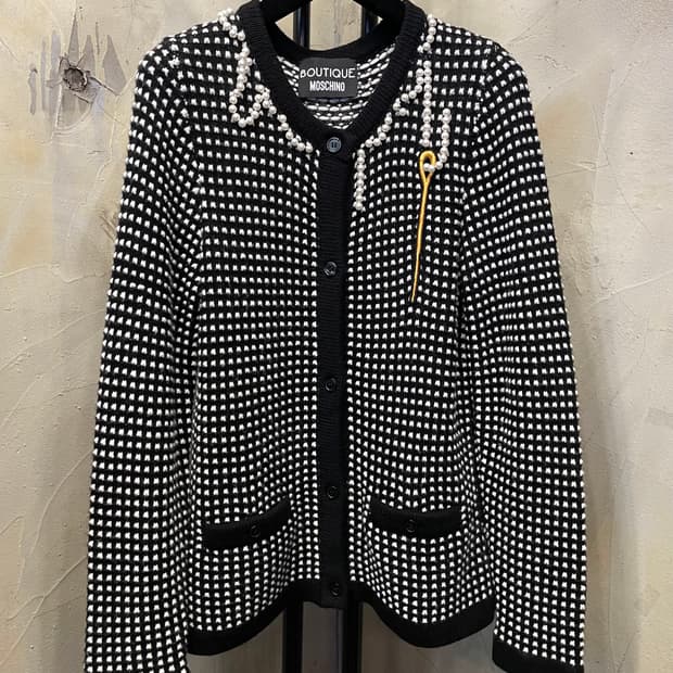 모스키노 부티크 울, 캐시미어 니트 가디건 55~66