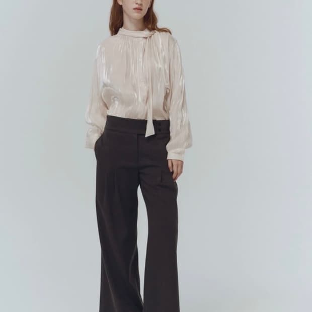 르에 마스 슬랙스 차콜 s