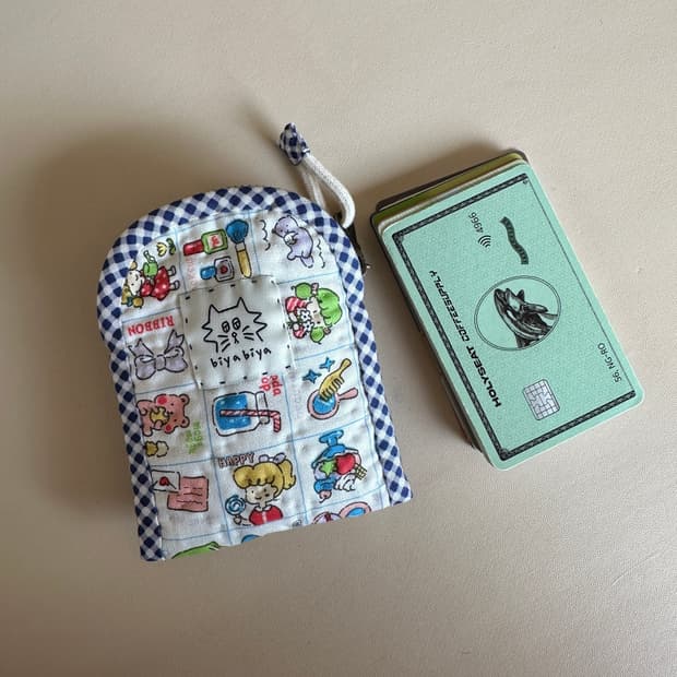 퀼팅 카드파우치 / 카드지갑
