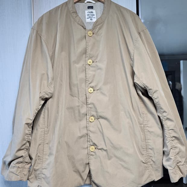 nanamica band collar jacket