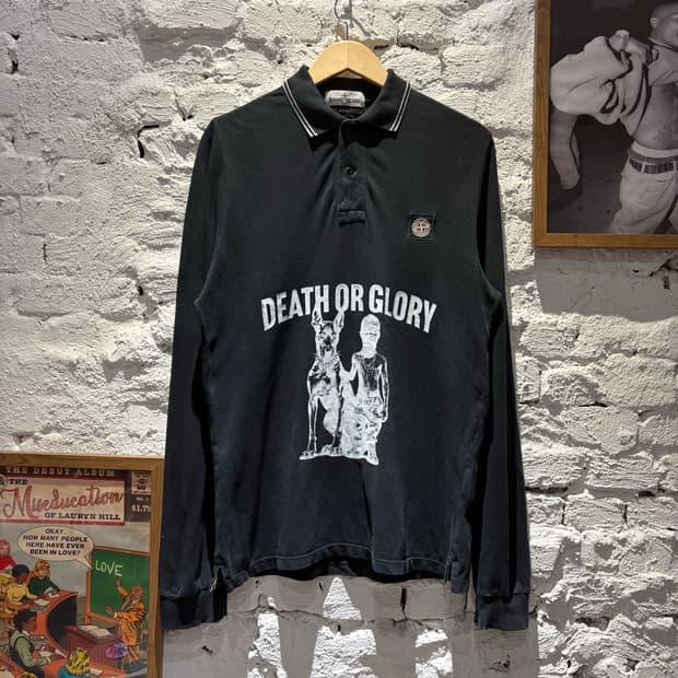 스톤아일랜드 프린팅 커스텀 카라 슬리브