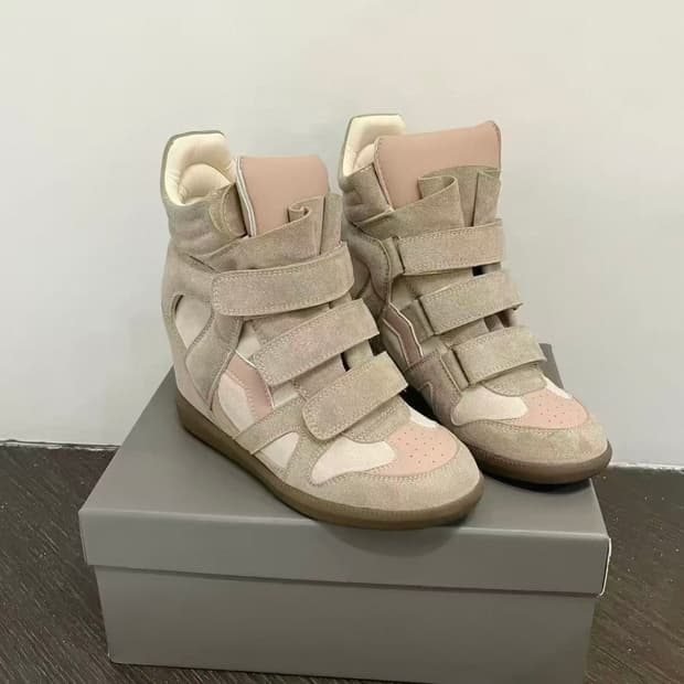 이자벨 마랑맛 웨지 스니커즈 웨지힐