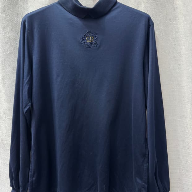 크리스찬 디올 실크100% 로고자수 긴팔 M(M)