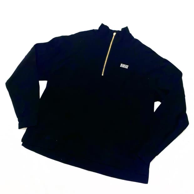 넘버나인 - 로고 하프 집업 스웨트 셔츠