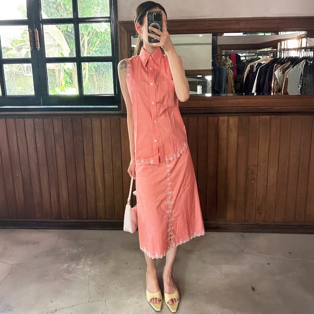 PAUL SMITH shirt & skirt set