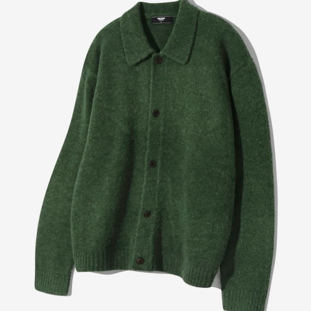 [새상품/L] 트릴리온 울 부클 가디건