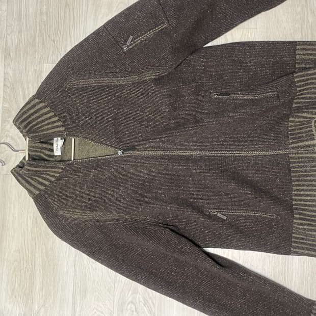 CK 캘빈클라인 90s 빈티지 니트집업 홍콩판