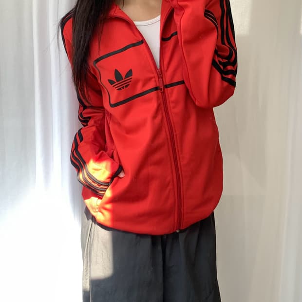 Adidas 아디다스 다이버 파이어버드 레드컬러 트랙탑   : 