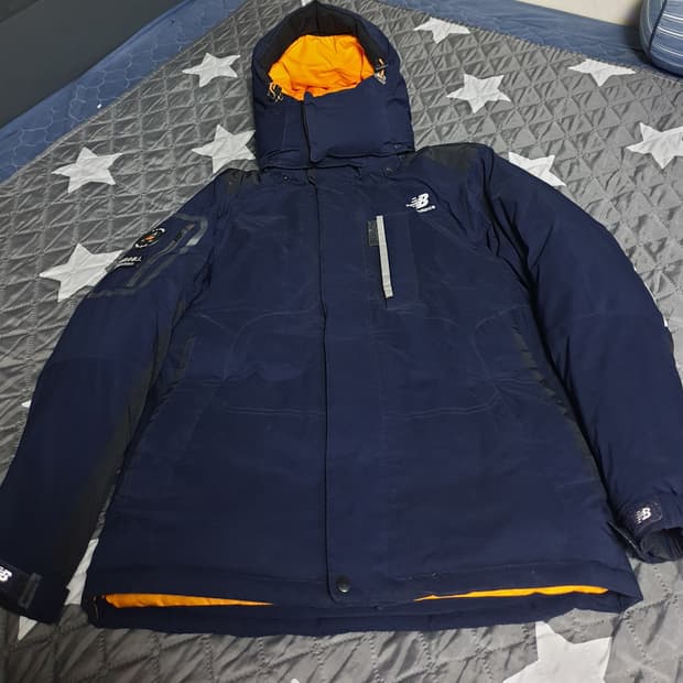 뉴발란스 혜비 덕다운 패딩 점퍼 네이비 (M)
